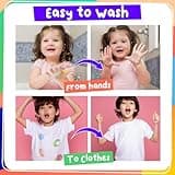 Chalkola 8 Washable Dot Markers for Toddlers 1-3 | with 20 Page Coloring Activity Book Kit, Bingo Dabbers | Preschool Paint Dot Art Set - Toddler Arts and Crafts Supplies for Kids Ages 2-4 Years Old