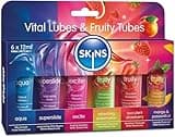 SKINS Sex Lube - Water Based Lube, Tingle Lube and an Anal Lubricant, with 3 Flavoured Lubes for Couples - Vital Lubricants Set and Fruity Edible Lubricants & Licks