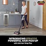 Shark Stratos Cordless Stick Vacuum Cleaner Pet Pro with Anti Hair Wrap Plus, Clean Sense IQ, Removable Battery: up to 60 mins run-time*, 4 Attachments, White/Navy IZ402UKTSB