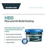 Grehge x-Coat Hi-Build Coating | Heavily Textured Masonry Paint | 15KG (White)