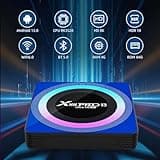 Android TV Box 13.0 Smart TV Box 4GB RAM 64GB ROM 8K Ultra HD Android TV Streaming Media Player 2.4G/5.0G WiFi Bluetooth Quad Core USB3.0 Android TV Box