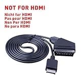 1.8M RGB Scart Cable For Sony Playstation PS1 PS2 PS3 TV AV Lead Replacement Connection Game Cord Wire for PAL/NTSC Consoles AV MULTI OUT-Not for HDMI