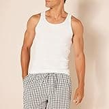 Amazon Essentials Men's Lightweight Tank Undershirts, Pack of 6, White, L