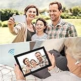 GGUA 10.1 Inch WiFi Digital Photo Frame Built in 32GB Memory, 1280x800 IPS LCD Touchscreen, Auto-Rotate and Audio, Quick and Easy Share Photos or Videos via the Frameo App, the Best Choice for Gifting