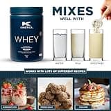 Kinetica Sports Whey Protein Powder - Banana Flavour | 23g Protein/Serve, 33 Servings/1Kg Pack | Gluten Free Supplement | Optimum for Muscle Growth & Recovery | Mixes Well with Water, Milk & Shakes