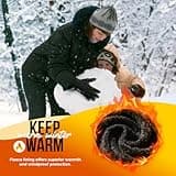 Benirap Thermal Gloves for Men and Women, Winter Cycling Gloves with Anti-slip Touch Screen Warm Glove for Running Riding Driving Outdoor Sports Walking