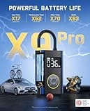 Fanttik X9 Pro Portable Tire Inflator for Compact Car, 27s Fast Inflate Electric Bike Pump with Digital Tire Pressure Gauge, 150PSI Air Compressor for Electric Bikes, Compact Car, Ball