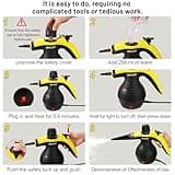 AKPIAN Handheld Steam Cleaner, Cleaning Steamer, Portable Multi-Purpose Steam Cleaner with Safety Lock and 10 Piece Accessory Kit for Removing Dirt, Grease