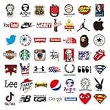100PCS Cute Stickers Pack, Vinyl Waterproof Stickers for Laptop, Skateboard, Water Bottles, Computer, Phone, Guitar, LOGO