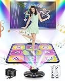 Acelufly Electronic Dance Mat, Interactive Dance Mat for TV with Camera, Christmas/Birthday/Valentine's Day Gifts Dance Game Mat for Boys Girls Kids Adults