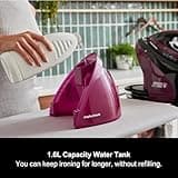 Morphy Richards 332102 Steam Generator Iron with a Power of 3000W Speed Pro Pressurised-332102, Ceramic, Mulberry, 160g