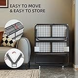 CAIYUN Folding Bed with Mattress,Guest Z Single Bed,Portable Foldable Beds with Memory Foam Mattress and Fabric Storage Bag,Spare Beds,Rollaway with Fold-up Metal Frame 75" x 31"