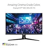 ASUS ROG Strix XG32UQ Gaming Monitor 32", 4K UHD (3840 x 2160), Fast IPS, 160 Hz (OC), 1 ms GTG, NVIDIA G-SYNC Compatible, FreeSync Premium Pro, Variable Overdrive, DisplayHDR 600, DCI-P3, Black