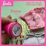 Barbie DIY Urban & Chic Fashion Designer Set – 80-Piece Custom Outfit Kit | Includes Dress, Tops, Leggings, Gold Letters, Stickers & Stamp | Creative Barbie Fashion Toy for Kids Ages 5+