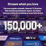 RCA Roku TV 32" Smart TV, RK32HN1 32 Inch HD TV with Apple TV+ BBC Netflix Freeview, DVB-T2/T Dolby Audio HDMI USB, Ideal Television for Small Lounge