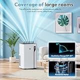 AirOrig 14000 BTU Air Conditioning Unit, 3 in 1 Portable Air Conditioner With Cooling, Fan&Dehumidify Mode, Auto Swing, 24H Timer, Effortless Cooling-Suitable for 35 m² Large Rooms
