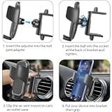 YIEDDE Car Phone Holder Mount Compatible with Mercedes-Benz A, E, S, B, C Class, GLC, GLE, GLS, GLB, GLA Class, Fiat 500, Mercedes-Benz Accessories