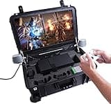 Case Club 4K Gaming Station to Fit Xbox Series Consoles. Comes with Built-in 24" 4K Monitor, Cooling Fans, & Speakers. Fits Xbox Series Console (S or X), Controllers, & Games, (Console NOT Included)