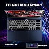 NAIKLULU 2025 16 Inch Laptop Computer, 13th Gen Twin Lake Processor N150 (1.2 to 3.6GHz), Upgraded N100, RAM 16GB SSD 1TB, 1920x1200P, Webcam, Backlit Full Keyboard, Touchpad, Student/Home/Business