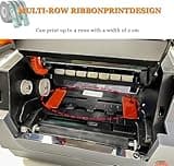 Upgraded Satin Ribbon Printer Machine,150mm/s, Digital Ribbon Printer 200dpi Foil Stamping Printer,Supports 50+ Languages for Gift Wrapping,Singlerow