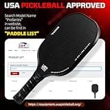 BAGAIL Pickleball Paddles Set, Pickle Ball Rackets with 4 Balls, Light - High Shock Absorption - Ergonomic, Suitable for Indoor and Outdoor Pickleball Games