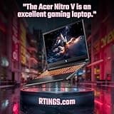 acer Nitro V16 AI ANV16-42 Gaming Laptop - AMD Ryzen AI 7 350, 16GB, 1TB SSD, NVIDIA GeForce RTX 5070, 16" WQXGA 180Hz, Windows 11, Black