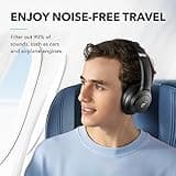 soundcore by Anker Q20i Hybrid Active Noise Cancelling Foldable Headphones, Wireless Over-Ear Bluetooth, 40H Long ANC Playtime, Hi-Res Audio, Big Bass, Customize via an App, Transparency Mode (Black)