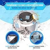 Washing Machine Cleaner Descaler 24 Tablets - ACTIVE Deep Clean Freshener for HE, Front and Top Load Washer, Septic Safe Eco Limescale and Odour Eliminator, Laundry Tub Seal Cleaning- 12 Month Supply