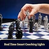 Harry Potter Electronic Chess Board Game. GoChess Mini Wizard. Light-Up Chess Set for Adults & Kids. All Skill Levels & Online Play App for Harry Potter Fans Smart Board Games Lovers