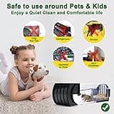 EGOFLYYA 2 Pack Humane Mouse Traps for Indoors & Outdoors, Easy to Use, No Touch Release, Improved Highly Sensitive, Effective Quick Rodent Catcher Comes with 2 Cleaning Brushs and Instruction Manual