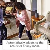 Echo Studio (Newest gen) | Our best-sounding Wi-Fi and Bluetooth smart speaker ever | Dolby Atmos, spatial audio, smart home hub and Alexa | Charcoal