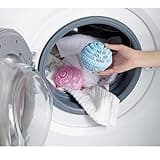 BTFLKNS Laundry Balls Set, Eco-Friendly Super Washing Machine Laundry Ball, All Natural Washer Ball Laundry Detergent Alternative, Household Can Be Reused 2000 Washings(2pcs Balls, Pink,Blue)