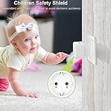 LENCENT 2X EU to UK Plug Adapter, Europe Schuko 2 Pin to 3 Pin UK Travel Adaptor, European Euro to British Adapter- 2 Pack, White