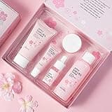 Skincare Set Skin Care for Teenage Girls Gift Set-Cleanser,Toner,Serum,Eye,Essence Serum- Facial Care Sets&Kits for Pores,Blackheads,Exfoliate,Skin Essentials Travel Kit All Skin Types (5PCS)