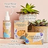 Nurture by Nature RELAX & CALM Pamper Gifts for Women - Mothers Day Hamper - Relaxation Gifts for Women with Lavender Mist, Bath Salts, Candle & More - Bath Sets, Mothers Day Gifts, Spa Sets