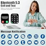 Smart Watch for Men Women Make/Answer Calls, 1.96'' HD Fitness Watch with 110+ Sports Modes, Heart Rate Sleep Monitor Activity Fitness Tracker Step Counter Smartwatch for Android iOS,Pink