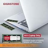 【DDR3 RAM Laptop Only】GIGASTONE 16GB Kit (2x8GB) DDR3/DDR3L 1600MHz (1333MHz) PC3-12800 (PC3-10600) CL11 1.35V/1.5V 2Rx8 SODIMM 204 Pin Unbuffered Non ECC High Performance Notebook Memory Upgrade