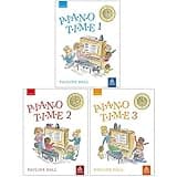 Piano Series Collection Pauline Hall 3 Books Bundles (Piano Time 1: Bk. 1,Piano Time 2: Bk. 2,Piano Time 3: Bk. 3)