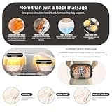 Full Body Massage Mat, Muscle Relaxation Massage Pad with Waist Airbag, Remote Control Heating Massage Cushion Father Mother's Gift for Shoulder, Neck, Leg