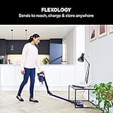 Shark Cordless Stick Vacuum Cleaner with Anti Hair Wrap, Up to 40 mins run-time, Flexible Vacuum Cleaner with Pet Tool, Crevice Tool & Upholstery Tool, Purple IZ202UKT