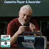 WIITHINK Portable Cassette Player Recorder, AM/FM/SW Radio, Bluetooth, USB/SD, 10W Speaker, Record to Cassette/USB/SD, MP3 Converter