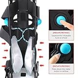 Tairibousy Tall Walker Fracture Boot Inflatable Walking Boot Air Cam Walker Brace Orthopaedic Boot for Sprained Ankle, Foot Pain Recovery, Calf fracture, Broken Foot, Achilles Tendonitis (L)