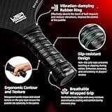 BAGAIL Pickleball Paddles Set, Pickle Ball Rackets with 4 Balls, Light - High Shock Absorption - Ergonomic, Suitable for Indoor and Outdoor Pickleball Games