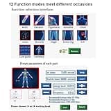 oiakus ED Shockwave Therapy Device, Extracorporeal Shockwave Machine Pain Relieve Massager, Shock Wave Massager with 7 Massage Head for ED Treatment,Tendonitis, Plantar Fasciitis