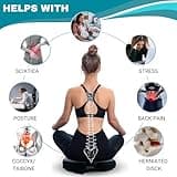 Famjoy Premium Gel Memory Foam Seat & Back Cushion – Lumbar & Coccyx Support for Office, Car & Gaming Chair – Ultimate Comfort & Posture Relief
