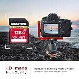 Gigastone 128GB 2-Pack SD Card UHS-I U1 Class 10 SDXC Memory Card Full HD Video for Canon Nikon Sony Panasonic Digital Camera, Full Size SD Card