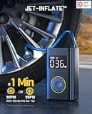 Fanttik X9 Pro Portable Tire Inflator for Compact Car, 27s Fast Inflate Electric Bike Pump with Digital Tire Pressure Gauge, 150PSI Air Compressor for Electric Bikes, Compact Car, Ball