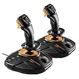 Thrustmaster T.16000M Space Sim Duo Stick - Dual Ambidextrous Joysticks with H.E.A.R.T HallEffect AccuRate Technology for PC