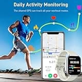 Smart Watch for Men Women Answer/Make Calls, 1.96" Fitness Watch, Fitness Tracker with Heart Rate Sleep Monitor, Step Counter, 110+ Sports Activity Trackers, IP68 Waterproof Smartwatch for Android iOS