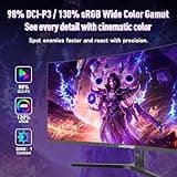 Amzfast 34-Inch Curved Ultrawide Gaming Monitor - UWQHD (3440x1440), 240Hz, 1ms MPRT, 1500R, Adaptive-Sync | Dual HDMI 2.1 & DisplayPort 1.4 | VESA Mount | Flicker-Free | AMZG34C5Q Pro